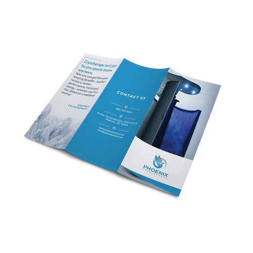 Brochure for cryotherapy recovery