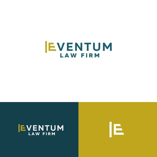 Bold modern logo for a law firm