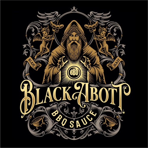 Black Abott logo design