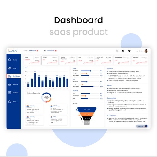 ARCHE ANALYTICS (saas application)