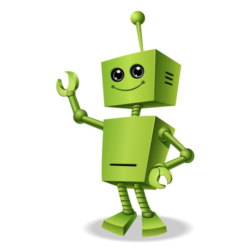 Murph robot mascot