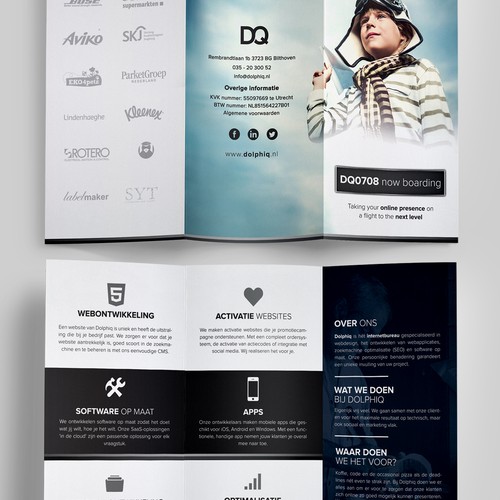 Brochure minimalist concept