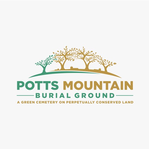 Logo Concept for Potts Mountain Burial Ground