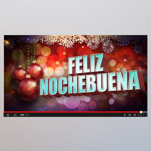 Youtube cover Feliz Nochebuena