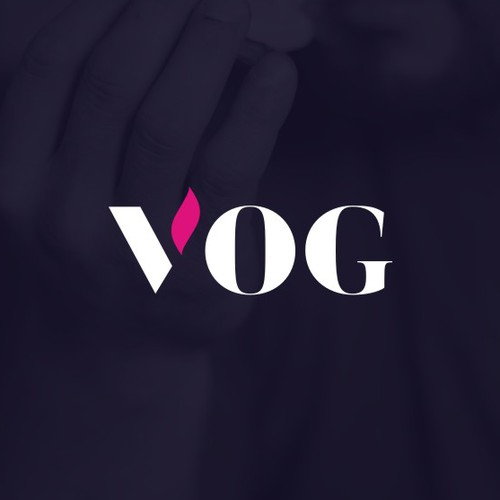 Bold Elegant Wordmark for VOG VAPE Disposable Pen