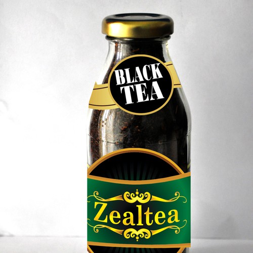 Black tea label