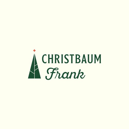 Logo for a Christmas tree farm