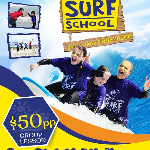 Margaret River Surf School Poster