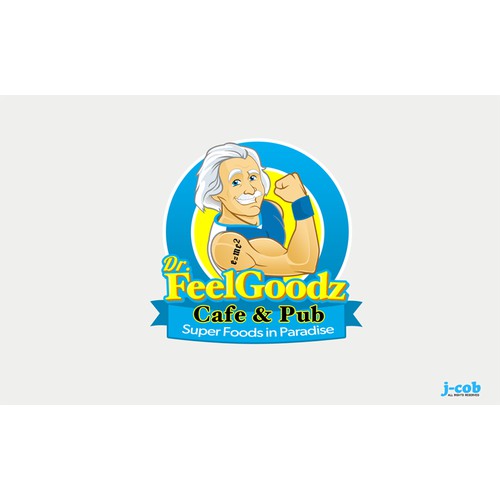 logo for Dr. Feel Goodz Cafe & Pub