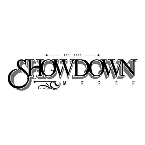 Concept logo design for SHOWDOWN Merch