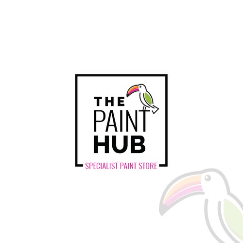 Logo for a new state of the art, funky paint shop