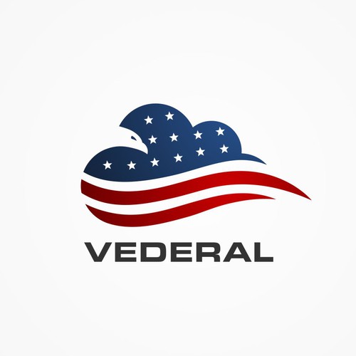 Vederal powerful new patriotic/cloud/technology logo