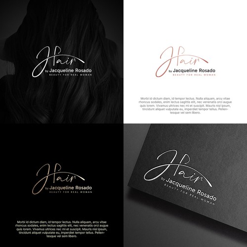 Sophisticated Logo Concept for Hair Saloon