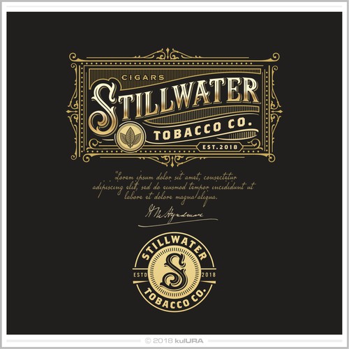 Logo cocept for tobacco company