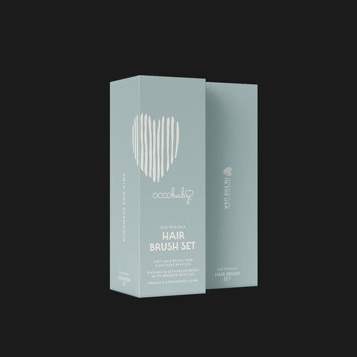 Occobaby - Baby Hairbrush Set Packaging