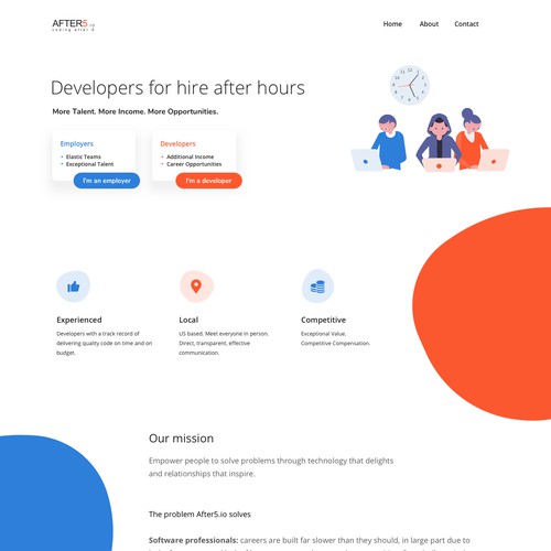 Landing page