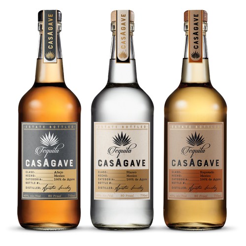 Tequila label design