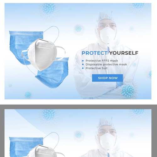 Banner needed for Protective Mask shop against the Corona Virus