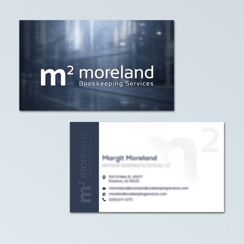 Clean double-sided corporate business card