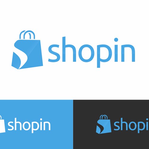 Create a logo for social ecommerce site SHOPIN