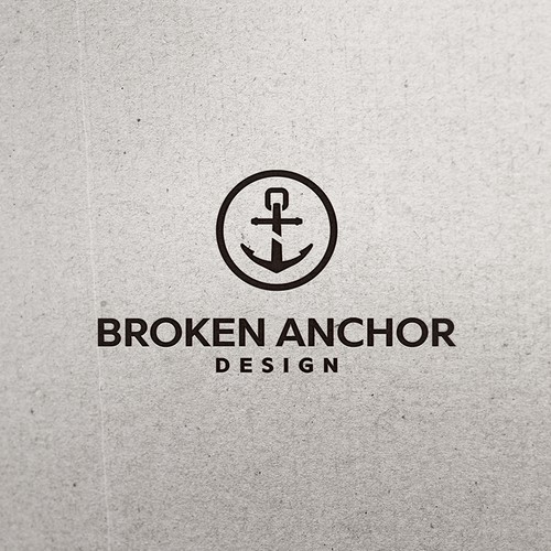 Pull anchor with this Bold Logo