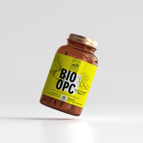 Supplement label design