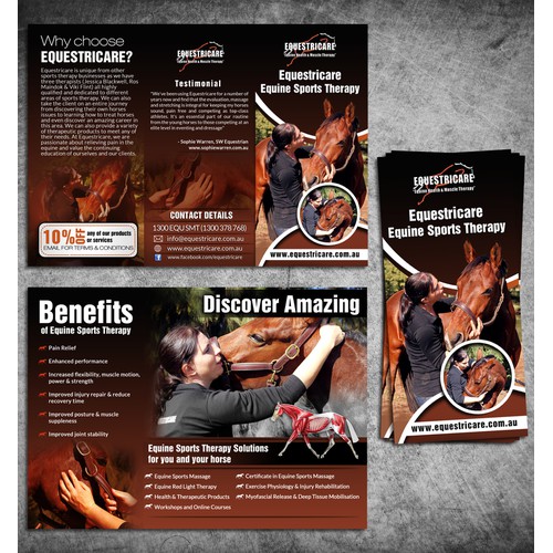 Equestricare Equine Sports Therapy needs a new brochure design