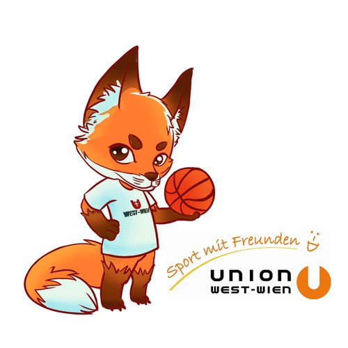 A Fox mascot