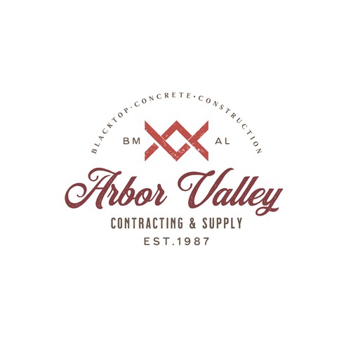 Logo concept for a construction company