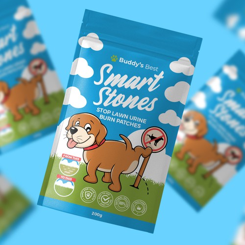 Smart Stones for Dog Packaging Design