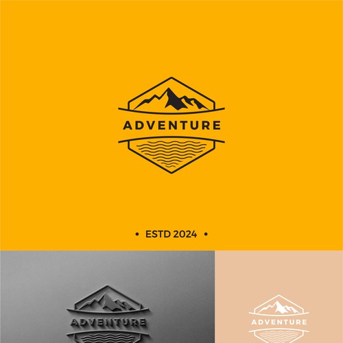 Logo concept for Adventure,Ourdoor, Fishing