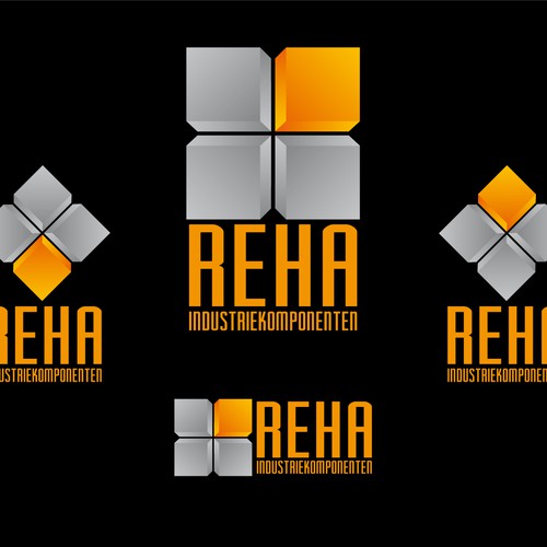 Reha Industriekomponenten Logo Design