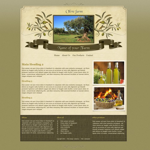 1-3 Page Website Template