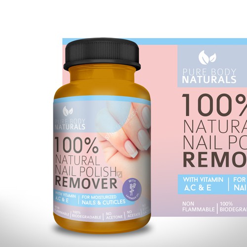 Label for Natural Nail Polish