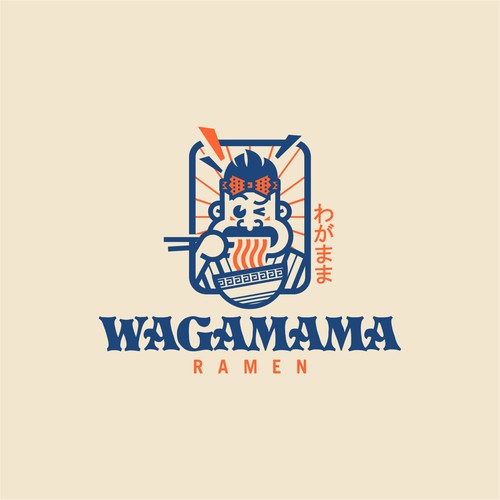 Japanese vibe design for a ramen joint