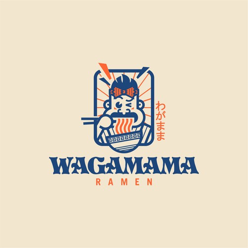 Japanese vibe design for a ramen joint