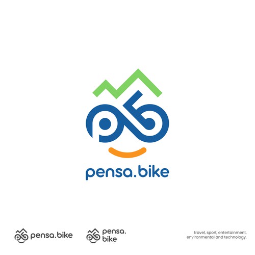 Pensa Bike Sport Logo Design