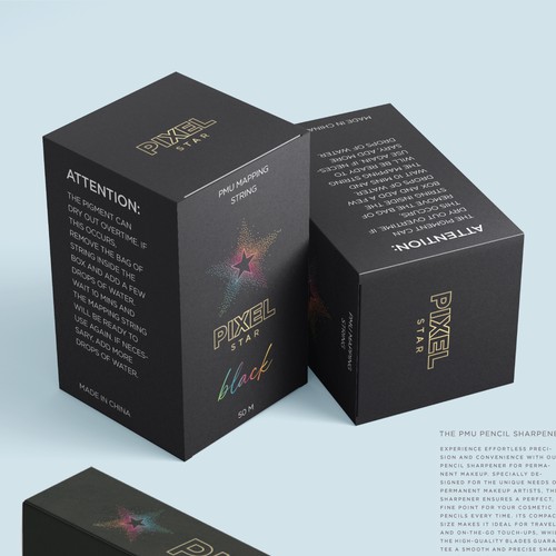 Box design for cosmetic brand 
