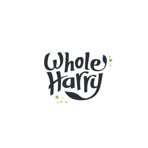 Logo concept for healthy whole food brand