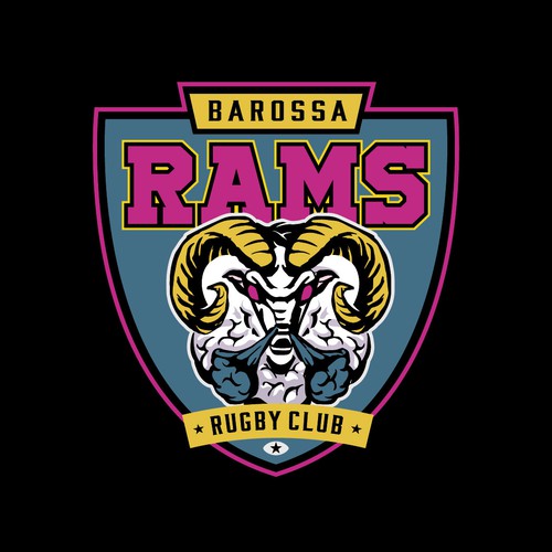 Logo concept for a Rugby Club