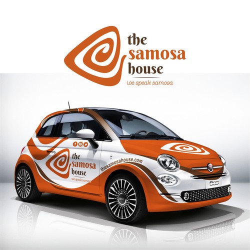 Create Eye Catching Car Wrap for Samosa Restaurant