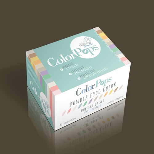Packaging for power food color
