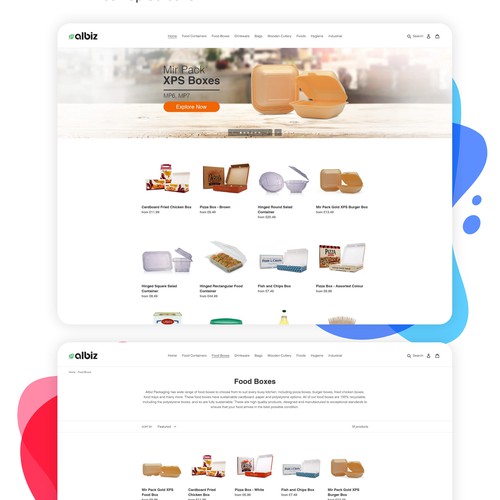 Albiz Packaging E-Commerce