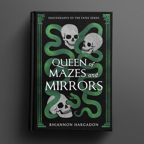 Ilustrated Cover for a Dark Fantasy Series