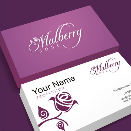 Create the next logo for Mulberry Rose