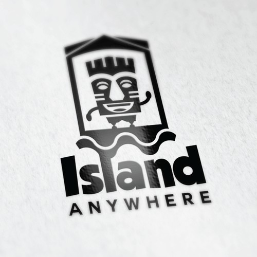 Bold logo for a floating island product