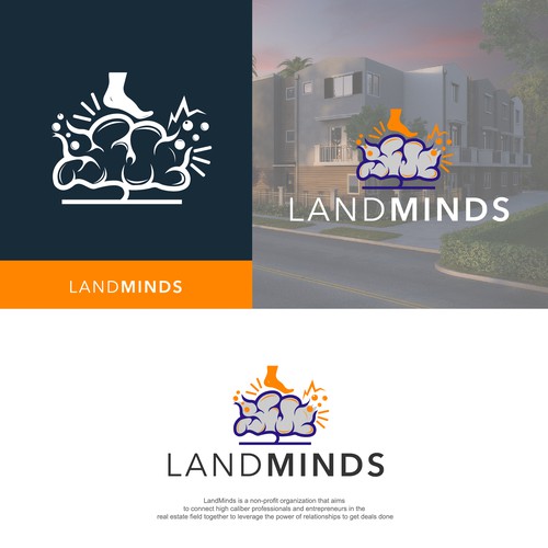logo concept for landminds