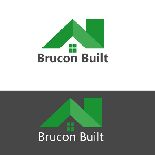 Create a logo for Brucon Built, an up and coming domestic builder