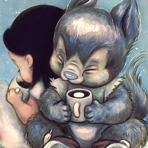 There's a Moon in my coffee!