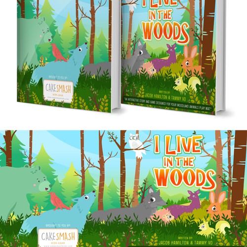 I LIVE IN THE WOODS illustrations